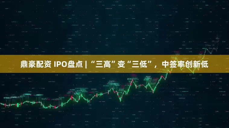 鼎豪配资 IPO盘点 | “三高”变“三低”，中签率创新低