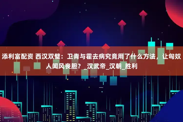 添利富配资 西汉双璧：卫青与霍去病究竟用了什么方法，让匈奴人闻风丧胆？_汉武帝_汉朝_胜利